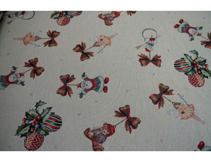 Gobelin Fabric with Christmas decoration