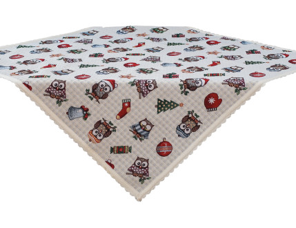 Tablecloth Xmas Owl